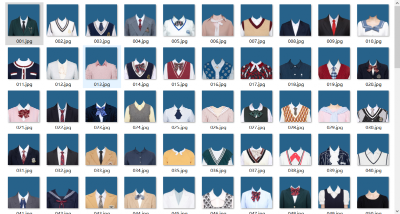 150+套证件照换装素材PSD源码-OE源码网